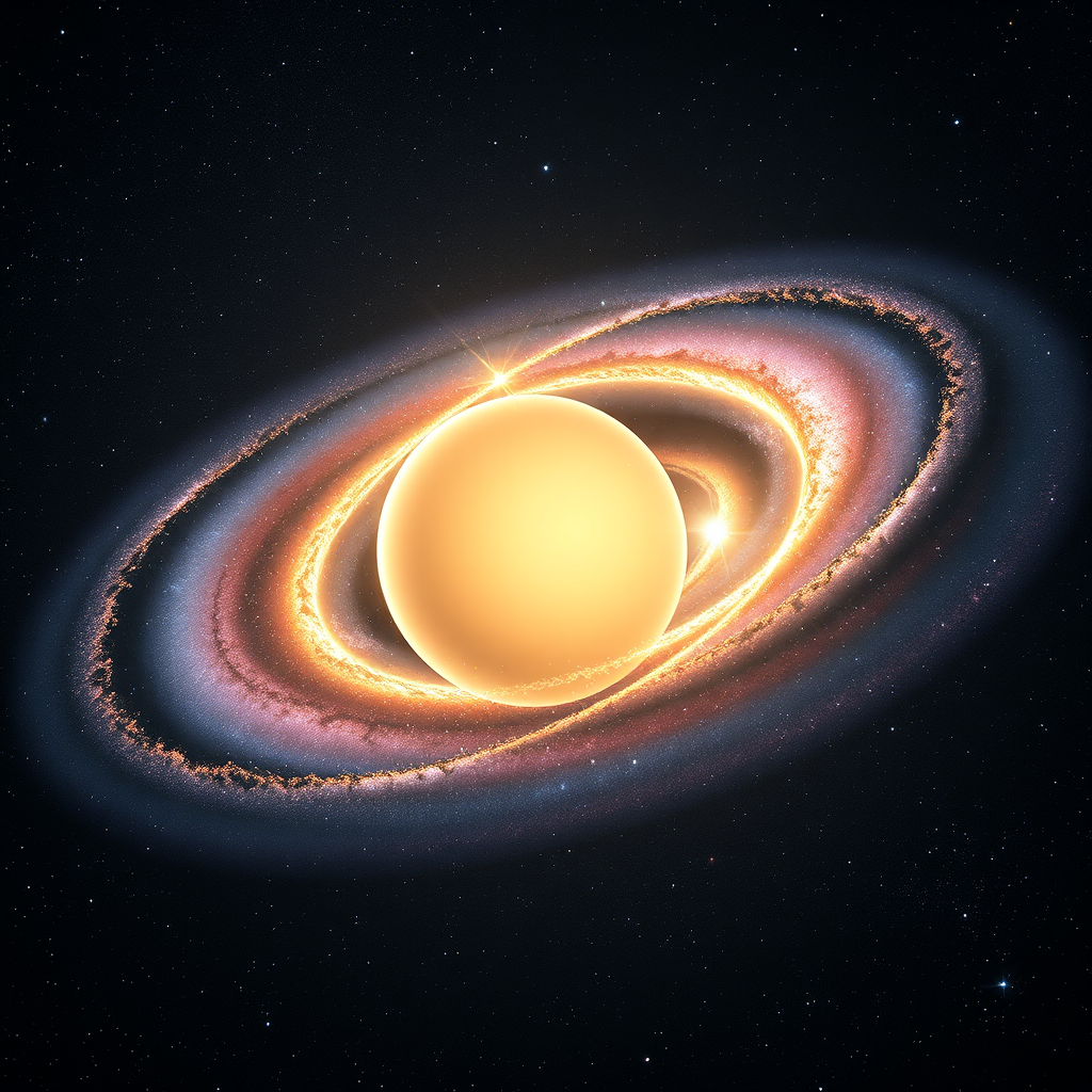 Celestial Ballet: The Breathtaking Encounter of Two Galaxies